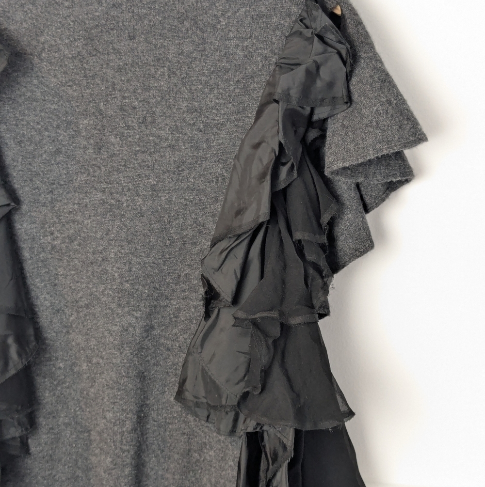 Sacai • Wool Ruffle Bow Sweater Dress - Picture 8 of 16